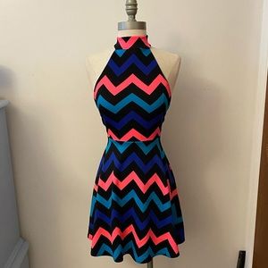 CHARLOTTE RUSSE | Chevron Dress
